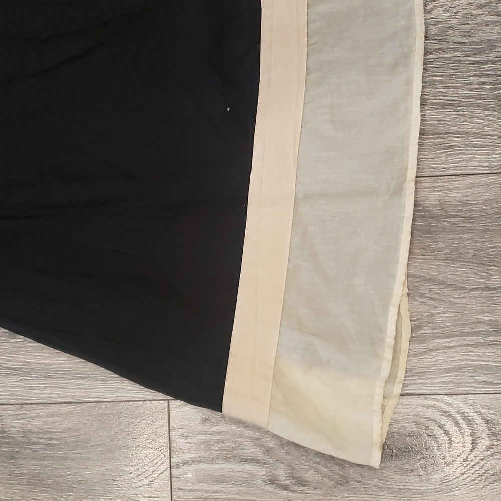 photo - The Limited Strapless Dress Midi Black and Tan Brown - Picture 12 of 17